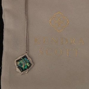 Kendra Scott Kacey Silver Long Pendant Necklace